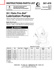 Graco 226012 Instructions-Parts List Manual