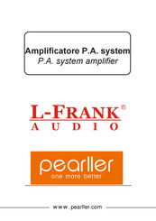 Pearller L-FRANK H Y7240M Manual