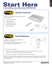 Microtek XT5750 HS Instruction Manual