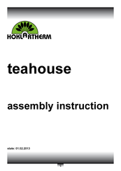 HOKLARTHERM teahouse Assembly Instruction Manual
