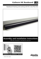 Kampmann Katherm HK Assembly And Installation Instructions Manual