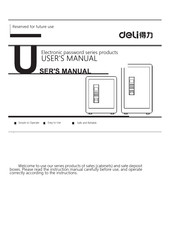 Deli 4122 User Manual