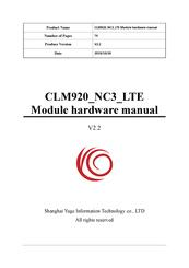 YUGE CLM920 NC3 Hardware Manual