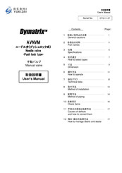 ASAHI YUKIZAI Dymatrix AVNVM User Manual