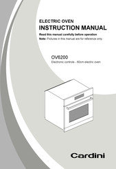 Cardini OV6200 Instruction Manual