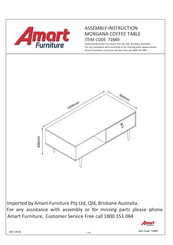Amart Furniture MORGANA 72880 Assembly Instruction Manual