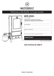 Masterbuilt MB20053618 Manual