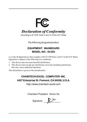 CHAINTECH 6VJD2 User Manual