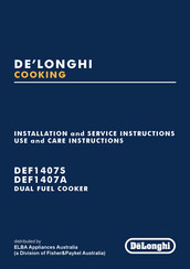 DeLonghi DEF1407S Instruction Manual