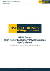 DSC ELECTRONICS DP-M Series User Manual