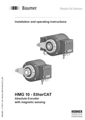 Baumer HUBNER BERLIN HMG 10-EtherCAT Installation And Operating Instructions Manual