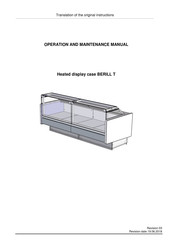 Magma BERILL T Operation And Maintenance Manual