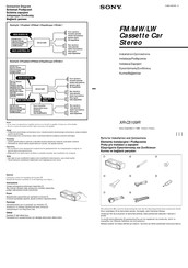 Sony XR-C5109R Manual