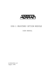 ADTRAN DSX 1 User Manual