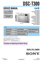 Sony DSC-T300 Cyber-shot® Service Manual