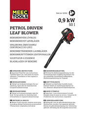 Meec tools 021332 Operating Instructions Manual