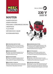 Meec tools 020688 Operating Instructions Manual