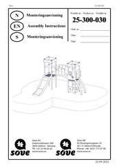 Sove 25-300-030 Assembly Instructions Manual