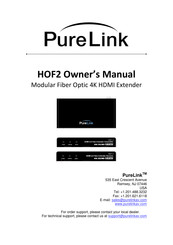 Pure Link HOF2 Owner's Manual