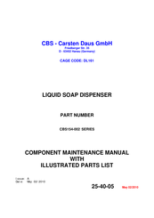 CBS CBS154-002 Series Component Maintenance Manual