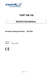 VWR AM 100 Instruction Manual