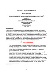 Auber WSD-1203CPH Operation & Instruction Manual