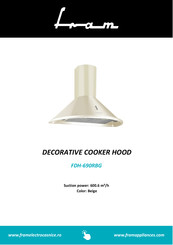 FRAM FDH-690RBG Manual