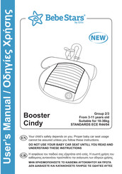 Gilis Bebe Stars Booster Cindy User Manual