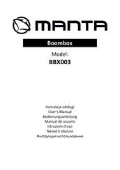 Manta BBX003 User Manual