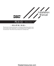 DSC PC510 Installation Manual