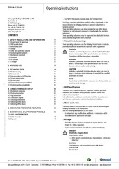 ebm-papst D3G146-LV13-01 Operating Instructions Manual