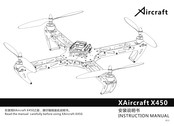 Aircraft XAircraft X450 Instruction Manual
