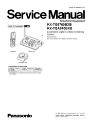 Panasonic KX-TG6700BXB Service Manual