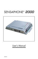 Sensaphone 2000 User Manual
