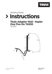 Thule Kepler One Five Six T4200 Instructions Manual