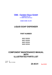 CBS B828 Series Component Maintenance Manual With Illustrated Parts List