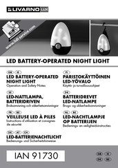 LIVARNO LUX 91730 Operation And Safety Notes