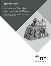 ITT GOULDS PUMPS 3600 i-FRAME Installation, Operation And Maintenance Manual