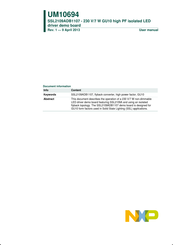 NXP Semiconductors SSL2109ADB1107 User Manual