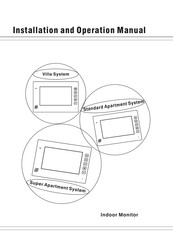Dnake 302 Series Installation And Operation Manual