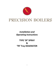 Precision TR Installation And Operating Instructions Manual
