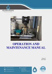IGS MBG-N5.5 Operation And Maintenance Manual