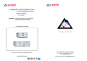 EVEREST REFRIGERATION ECB82-86D4 Owner's Manual