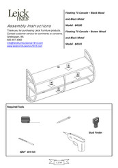 Leick Home 84101 Assembly Instructions Manual