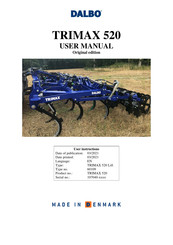 DALBO TRIMAX 520 User Manual