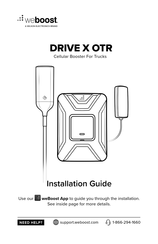 Wilson Electronics WEBOOST DRIVE X OTR Installation Manual