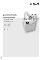 clage Zip HydroTap G5 BC 20 Operating And Installation Instructions
