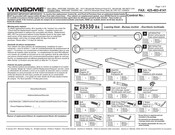 Winsome 29330 R4 Assembly Instructions