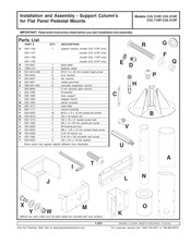 Peerless COL 510P Installation And Assembly Manual