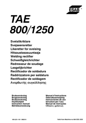 ESAB TAE 1250 Instruction Manual